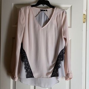 Pink & Grey Top